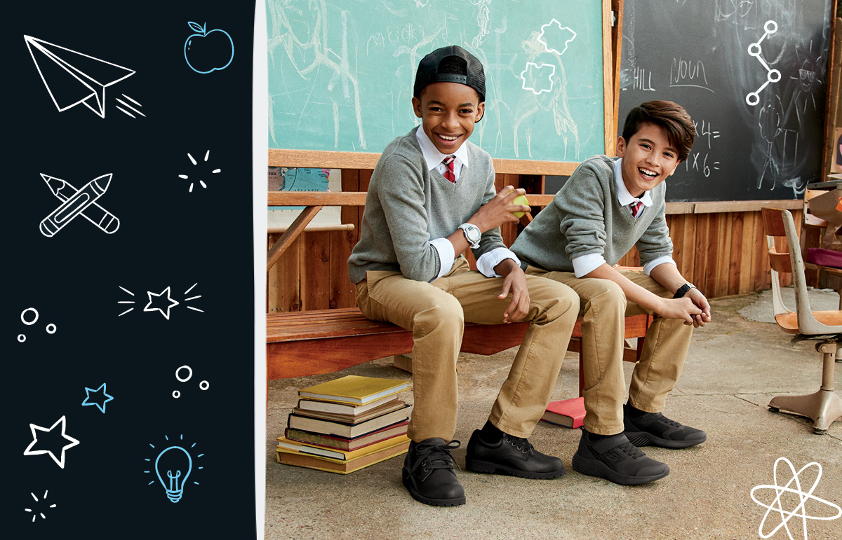 Shop Skechers versatile range of Back To School shoes now!